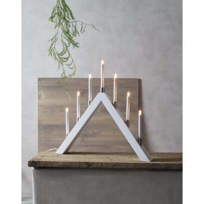 Ljusstake Tall Vit 66x63x7cm