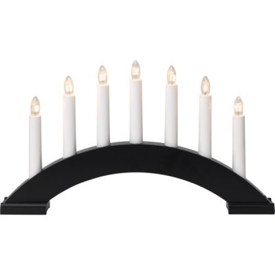 Ljusstake Bea Svart 39x22x5cm