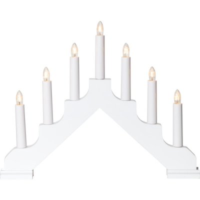 Ljusstake Ada Vit 37,5x30x4cm
