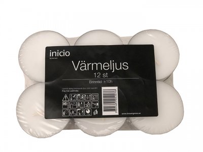 Värmeljus Maxi 10h 12-pack