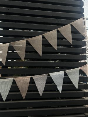 Vimpel Juteväv 155xH17cm