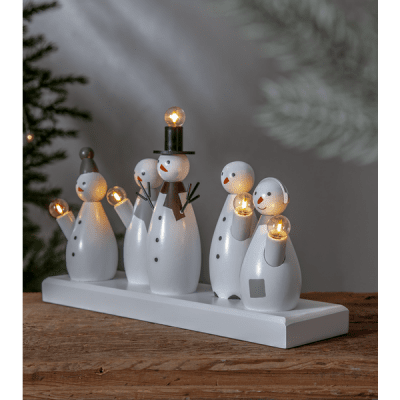 Glödlampa Adventsstake LED Klar E10 3-pack