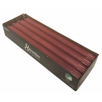 Kronljus 28cm Korall 10h 8-pack