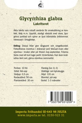 Lakritsrot