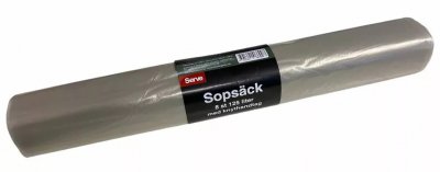 Sopsäck Knythandtag 125L 8-pack
