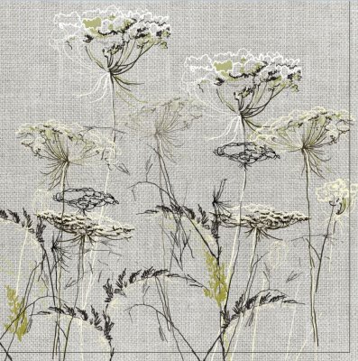 Servetter 3-lags 33x33cm 20-pack Archilles on Linen