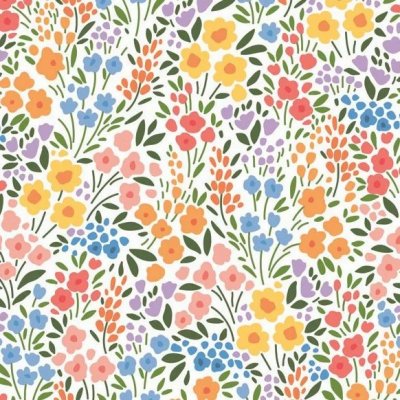 Servetter 3-lags 33x33cm 20-pack Small Painted Flowers