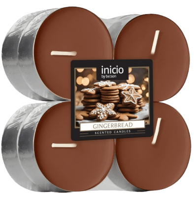 Doftvärmeljus Maxi 8h Gingerbread 8-pack