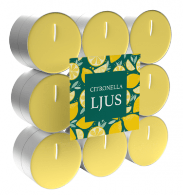 Värmeljus Citronella 18-pack
