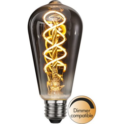 Glödlampa LED Smoky Flexifilament E27 ST64 2100K 70lm