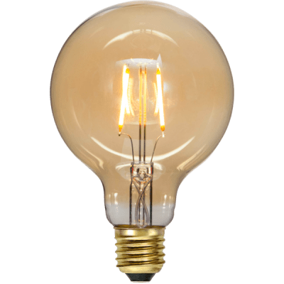 Glödlampa LED Amber E27 2000K 80lm