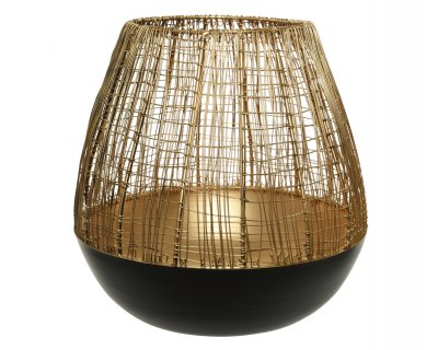 Lykta Guld 23x23cm