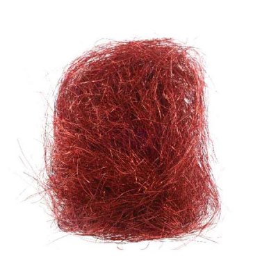 Glitterhår Röd