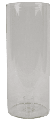 Lykta Kronljus Glas 10xH25cm