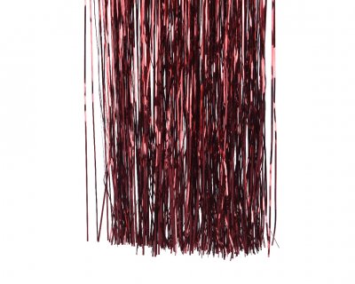 Glitter Lametta Mörkröd 50x40cm Oxblood