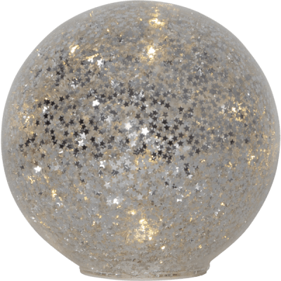 Glasdekoration Star Fall Silver 15x14,7x15cm