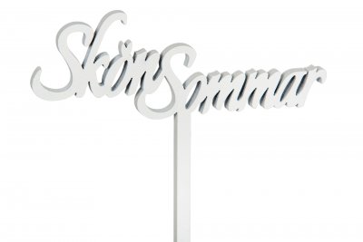 Skön Sommar pinne Vit 10x3,5cm
