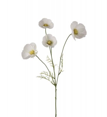 Rosenskära Vit 60cm, Konstgjord