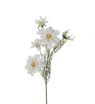 Rosenskära Vit 65cm, Konstgjord
