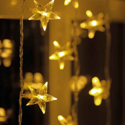 Slinga Stjärnor 40st LED 400cm