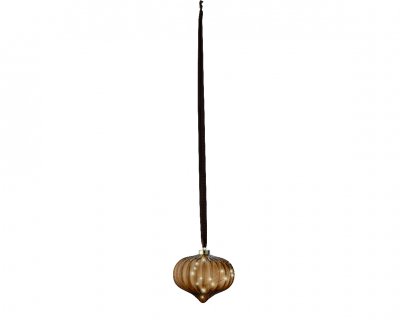 Glaskula Onion LED Brun