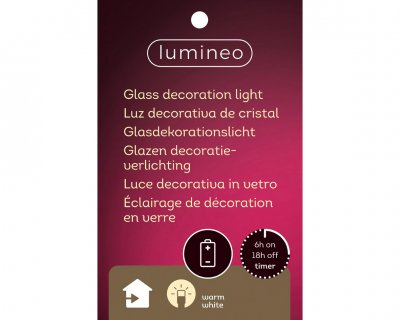 Gran LED Röd 10,5x19,5cm
