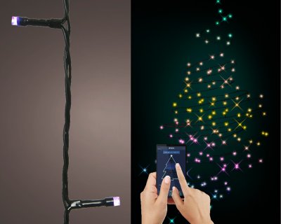 Ljusslinga LED App Färg 100st 9,9m