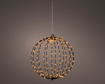 Boll LED Svart D28cm