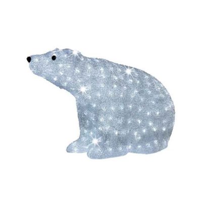 Björn LED Akryl Kallvit 60cm