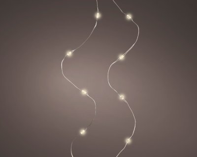 Ljusslinga Micro LED Varmvit 50st 2,45m