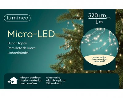 Ljusslinga Bunt Micro LED 320st 100cm
