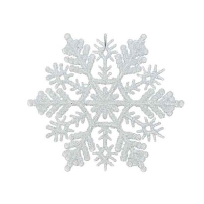 Snöflinga 10cm Vit