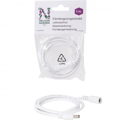 Förlängningssladd DC 6,3mm 1m