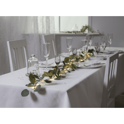 Girlang Eucalyptus Varmvit 1,8m LED