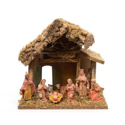 Jesus hus 8st Figurer 27x17x26cm