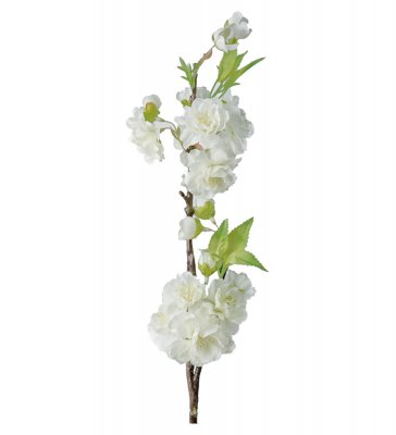 Körsbärsblom Vit 45cm, Konstgjord