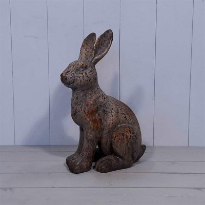 Sittande Kanin Brun 27x17x45cm