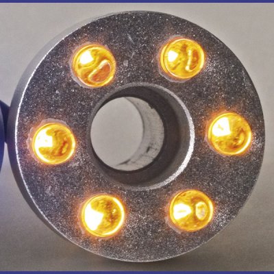 LED Ring 6 Gul med trafo