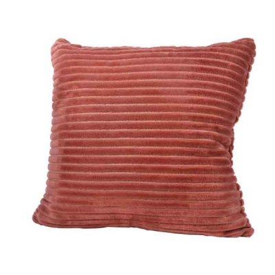 Kudde Flannel Striped Rosewood 45x45cm