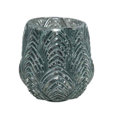 Ljuslykta Grön 14x15cm