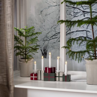 Ljusstake Christmas Gifts 35x25x9cm