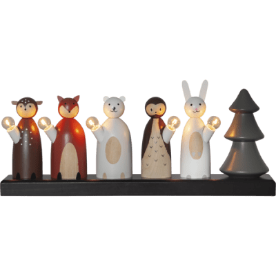 Ljusstake Forest Friends 44x19x9cm