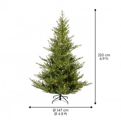 Konstgran / Julgran Norway Spruce LED 180cm