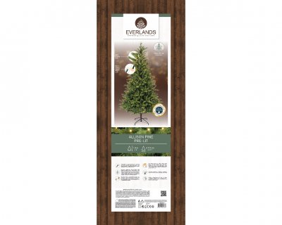 Konstgran / Julgran Allison Pine Grön LED 180cm