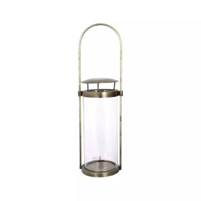 Ljuslykta Antik Mässing 14,5x45cm