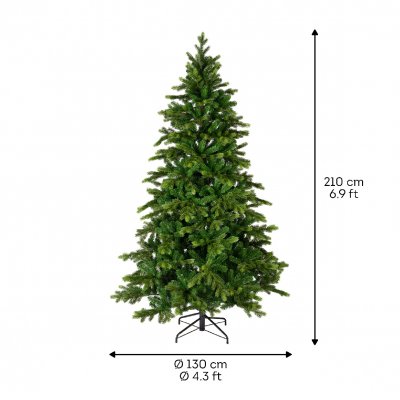 Konstgran / Julgran Galloway Spruce Grön 210cm