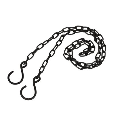 Kedja med krok Svart 100cm