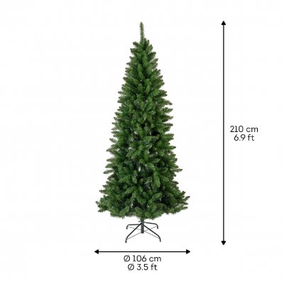 Konstgran / Julgran Lodge Slim Pine 210cm