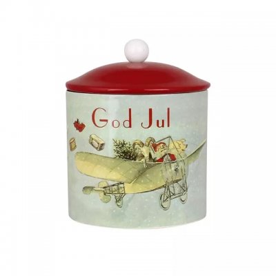Plåtburk Aina God Jul 12,5x16 cm