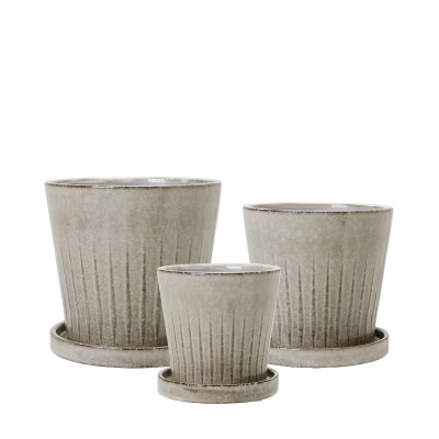 Kruka Frida Ljusgråmelerad 